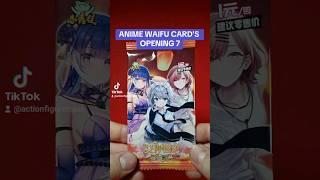 Anime Waifu Card's opening 7 || #shorts #anime