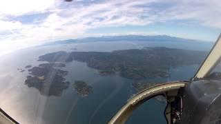 return flight from Egmont to Qualicum Beach