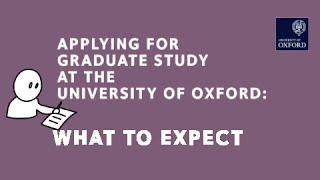 Graduate applications to Oxford: What to expect once you apply