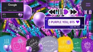 Unlocking BTS 방탄소년단 Purple Balloons on Google Search + ARMY Playlist 2014-2022 | EDEN KESO
