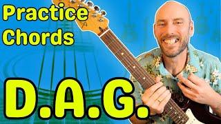 Master Guitar Chords Fast: Beginner Practice with D A G