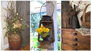 Thrifty Charm Decor Shabby Chic Vintage Rustic Home and Wall Hangings Decor Idea