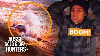 Blacklighters EXPLODE Their Way Out Of A Problem | Outback Opal Hunters