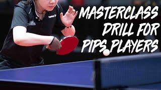 Yang Xiaoxin's Chop Block Drill | Table Tennis Tutorial