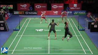 Ahsan Paired with Marthin in 3 game Thrilling | Mohammad Ahsan / Daniel Marthin vs Lu / Yang