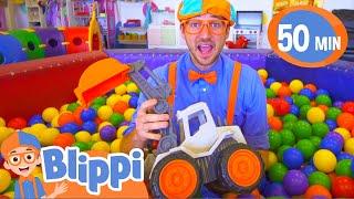 Blippi Visits an Indoor Playground (Fidgets Indoor Playground) | Blippi Full Episodes | Blippi Toys