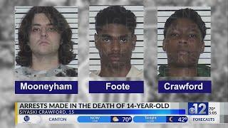 Three teens arrested for shooting death of 14-year-old in Jackson