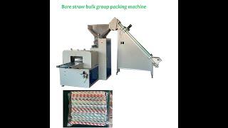 Cheap price bare bulk multi-straw packing machine | straw wrapping machines |straw packaging machine