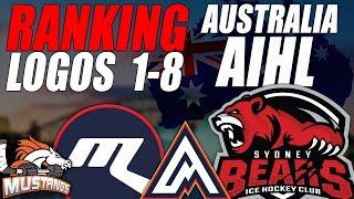 AIHL Logos Ranked 1-8