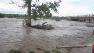 St Vrain Greenway flooding