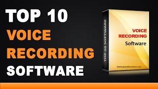 Best Voice Recording Software - Top 10 List