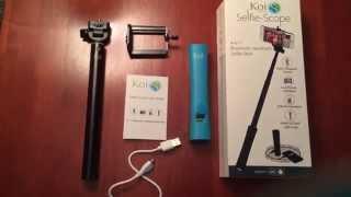 4-in-1 Selfie Stick, Powerbank, LED Flashlight +