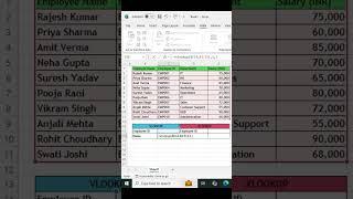 XLOOKUP: Smarter, Faster, and Better Than VLOOKUP!   #excel #exceltips #viralshorts #ytshorts