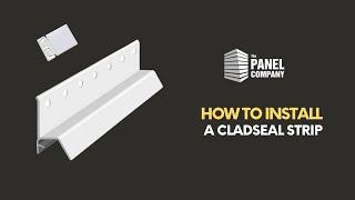 How To Install a Clad Seal Strip | The Panel Company