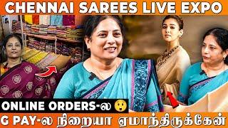 நான் Sell பண்ணின முதல் Saree.! Madras Sarees Exclusive | Actress Saree Collection | Rednool Nangai