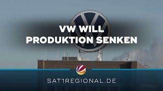 VW will Produktion kürzen