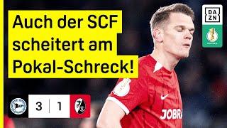 Die Alm bleibt im Pokal weiter uneinnehmbar: Arminia Bielefeld - SC Freiburg 3:1 | DFB-Pokal | DAZN