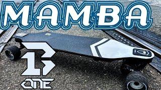 B-ONE MANBA electric skateboard review