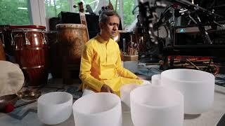 Chintan Upadhyay, Alap - Raag Bhinna Shadaj with Singing Bowl at La Hacienda Creative Studios,Canada