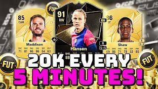 20K EVERY 5 MINUTES!  Best EA FC 25 Trading Method (EA FC 25 Sniping Filters & Bulk bidding)