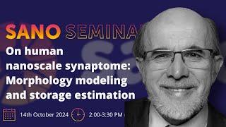 Sano Seminars – "On human nanoscale synaptome: Morphology modeling and storage estimation"