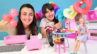 Barbie evlilik yıldönümünü kutluyor! Sevcan ve Ümit ile kız videosu!