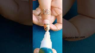 #Simple dot nail art design # you tube shorts # shorts