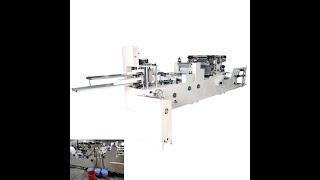 Double decks automatic one color printing napkin tissue paper making machine