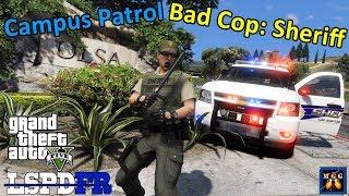 Bad Cop Sheriff Patrol Around The Campus | GTA 5 LSPDFR Episode 444