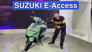 suzuki E-access electric scooter with fast charging Reveled 