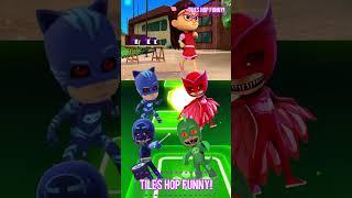 PJ Masks - CatBoy  Owlette X Dance Song Tiles Hop EDM Rush #shorts