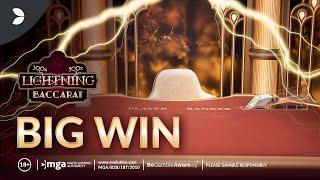 Lightning Baccarat Big Win 1600x | Evolution