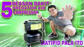 BAGONG DESIGN ni PREDATOR MAY BAGO NANAMAN MATIPID PA AT MURA VERTICAL TANK AIR COMPRESSOR