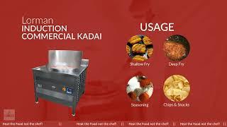 Lorman Induction Commercial Kadai