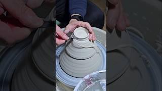도자기 그릇 만들기_ 굽깎기 #wheelthrown #pottery #도마담 #ceramic