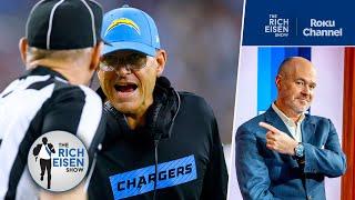 What Jim Harbaugh & the Chargers Proved in Their TNF Comeback Win vs Broncos | The Rich Eisen Show