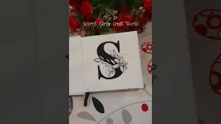 Cute letter painting.... "S"  #diy #art #painting #wow #craft #papercraft #handmade