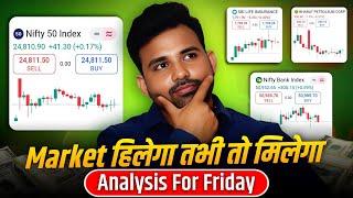 Nifty Prediction and Bank Nifty Analysis for Friday | 23 August 2024 | Bank Nifty Tomorrow