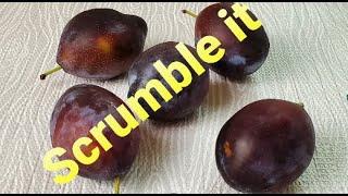 HOW TO MAKE A PLUM CRUMBLE/EASY DESSERT/DESSERT IN 30 MINUTES