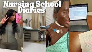 NURSING SCHOOL VLOG | first week 🩺 grwm, long lectures, studying habits, social life?? new skills