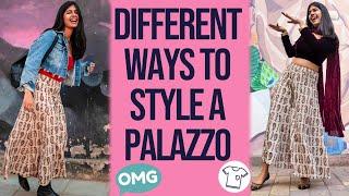 10 Ways To Style A Palazzo Pant | Sejal Kumar