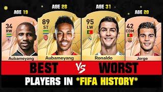 Every NATION'S BEST VS WORST Players in FIFA HISTORY!  ft. Ronaldo, Messi, Auba… etc