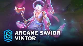 Arcane Savior Viktor Skin Spotlight - Pre-Release - PBE Preview - League of Legends