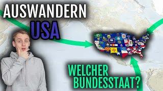 Auswandern USA  | Aber welcher Bundesstaat ist der beste? (Analyse)