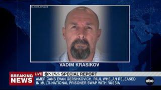 Who is Vadim Krasikov, a Russian released in the mass prisoner swap?