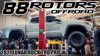 2021 TOYOTA TACOMA TRD PRO in LUNAR ROCK, SHIM & AAL LIFT, 285 KO2 TIRES