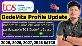 TCS Codevita Profile Update Mail | 2025, 2026, 2027, 2028 BATCH | TCS Codevita Season 12 Updates