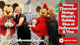 Minnie's Holiday Dine at Hollywood & Vine! | Disney's Hollywood Studios | Walt Disney World