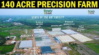 India's largest Precision Farm - Simply Fresh | 140 Acre Modern Agriculture Farm