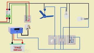 Inverter connection wiring diagram house wiring